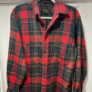 Vintage Eddie Bauer Distressed Flannel
